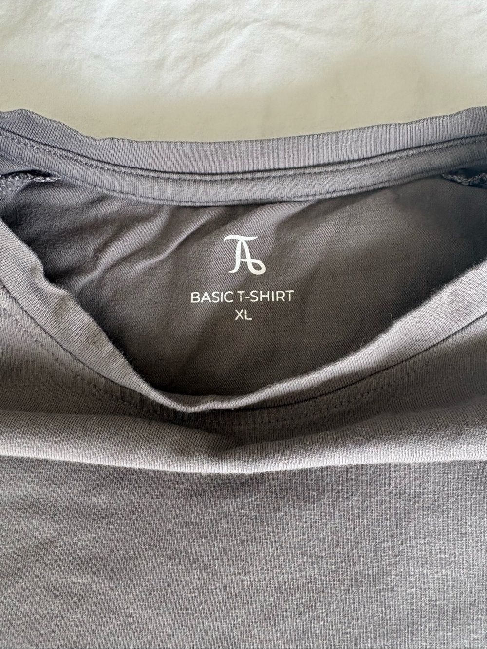 Tailored Athlete Basic Fit Tee Grey - Size XL NWOT - Picture 5 of 7